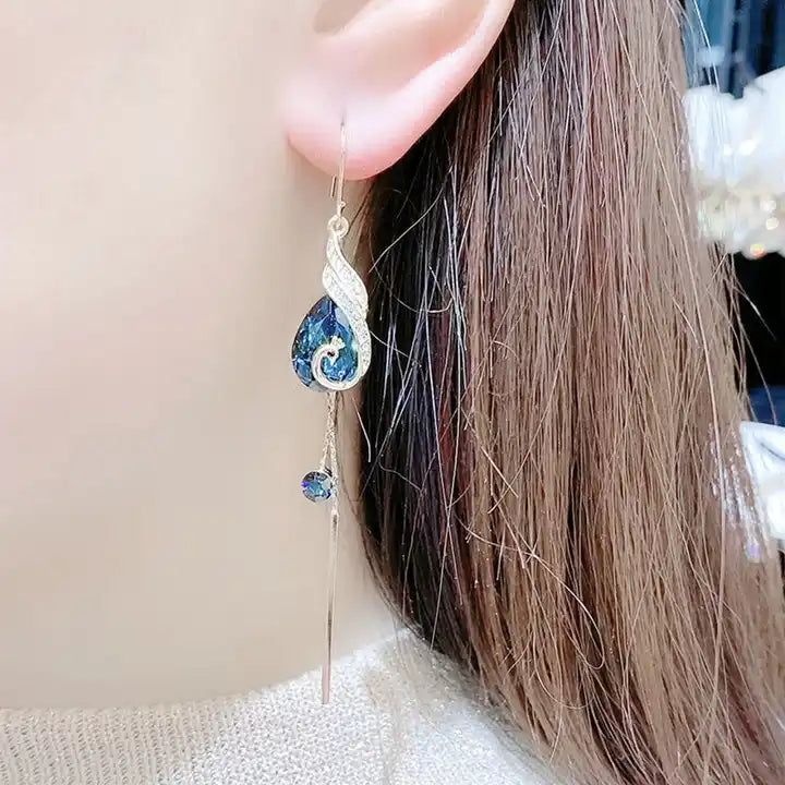 🌙💙 Combo Yapa — Aretes Luna + Zafiro